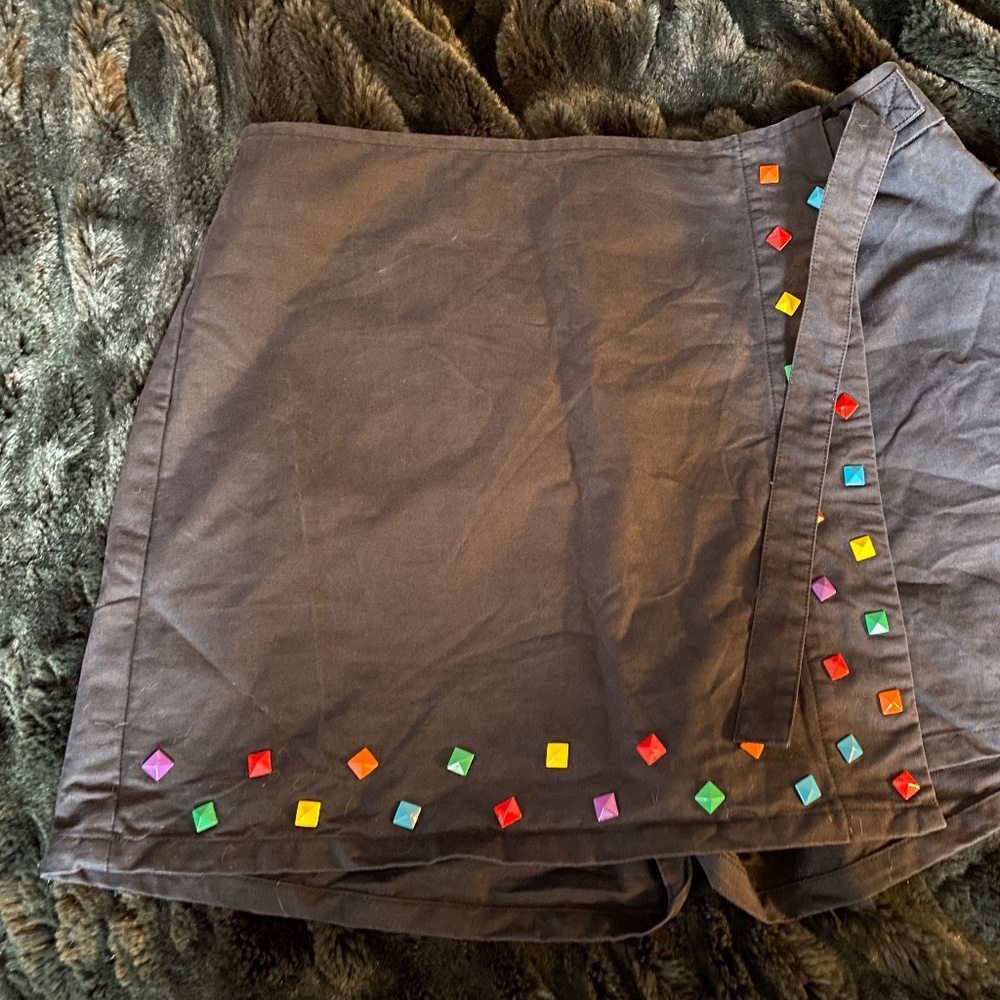 Teddy Fresh Black Studded Skort